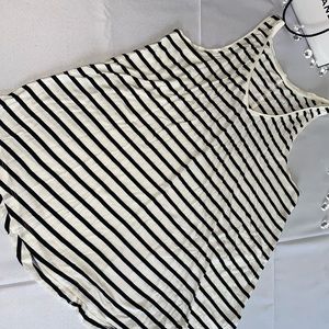Striped sleeveless top